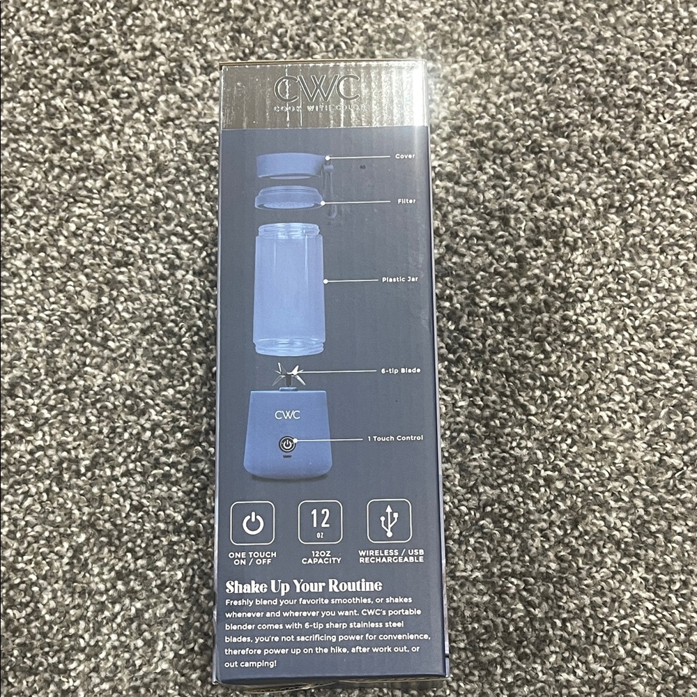 CWC Portable Blender in Blue New in Box - Picture 2 of 4